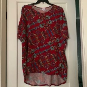 LuLaRoe Irma Shirt Floral 2XL